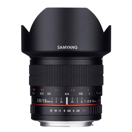 Samyang SY10M-E 10 mm F2.8 ED Aspherical Nano Coating System CS Camera Lens for Sony E
