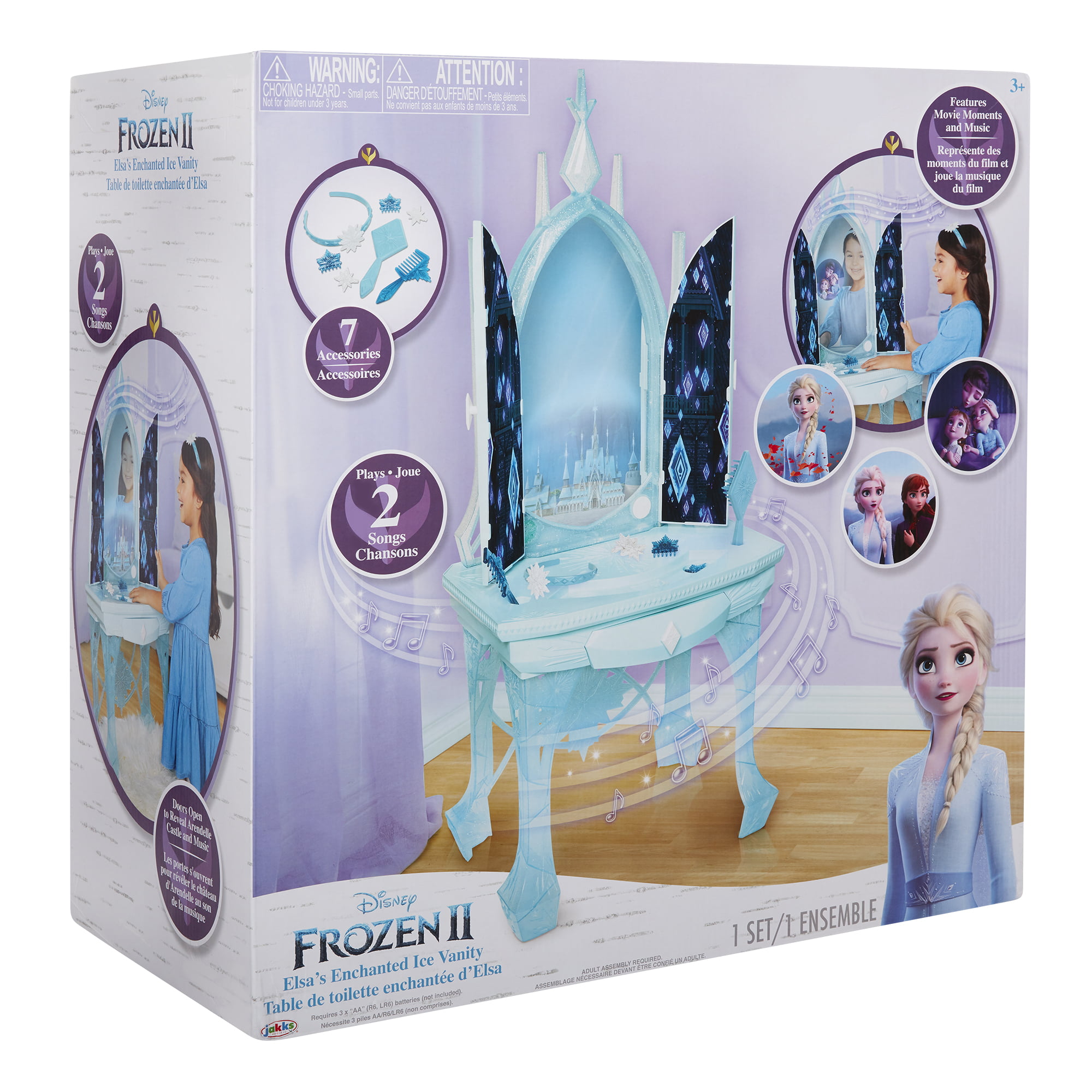 Disney Frozen 2 Elsa's Enchanted Ice Vanity Includes Lights for sale online 