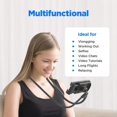 thumbnail image 3 of Cell Phone Gooseneck Holder, Universal Mobile Phone Stand, Lazy Bracket, Hanging on Neck Cell Phone Mount Holder, DIY Flexible Mount Stand with Multi Function, 3 of 7