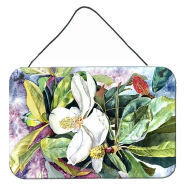 Carolines Treasures 8700DS812 Magnolia Wall or Door Hanging Prints 8HX12W multicolor