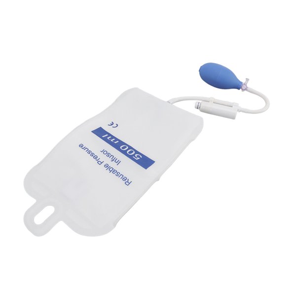 Pressure Infusion Bag TPU Tightness No Leakage, Emergency Pressure Infusion Bag, Fluid Pressure Infusion Bag, Pressure Infusion Bag with for Blood and Fluid Quick Infusion