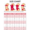 thumbnail image 5 of Conjuntos de bikini de halter para mujer INSPIRE CHIC de 2 piezas con lazo doble en la parte trasera y parte inferior triangular, trajes de baño grandes en azul, 5 of 5