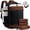 Black-brown-beige, variant on LOVEVOOK Travel Backpack for Women Men, Airline Approved Carry On Luggage with 3 Cubes Accessories, TSA Personal Item Travel Cruise Essentials, Waterproof Weekender Overnight Bags fits 17" Laptop