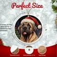 thumbnail image 2 of English Mastiff Dog Ornament - Pet Ornament for Christmas Tree - 3" Round Ceramic - Printed in USA - Puppy New Dog - Dog Mom - Dog Dad - Pet Owner - Xmas Decoration DOG093, 2 of 5