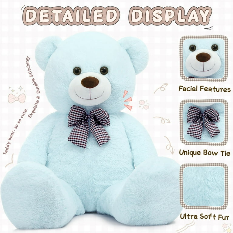 MorisMos Giant Teddy Bear 4ft Stuffed Animal Plush Toy - Walmart.com
