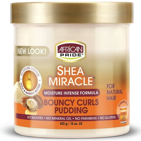 African Pride Bouncy Curls Pudding, 15 fl oz (Best Curl Defining Products For African American Hair)