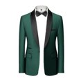 thumbnail image 1 of Traje de fiesta de esmoquin Formal ajustado Terno Masculino ajustado para hombre/chaqueta de Blazers de boda para novio, abrigo de vestir de talla asiática, 1 of 5