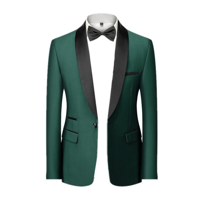 Traje de fiesta de esmoquin Formal ajustado Terno Masculino ajustado para hombre/chaqueta de Blazers de boda para novio, abrigo de vestir de talla asiática