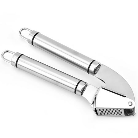 

Walmart Deals LuClweCeGarlic Press Stainless Steel Manual Garlic Masher Household Garlic Puree Garlic Rammer Multifunctional Garlic Press Tool