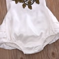thumbnail image 5 of Diconna Bébé Fille Été Sans Manches rose Fleur Ouverte Dos bloomers Combinaison, 5 of 5