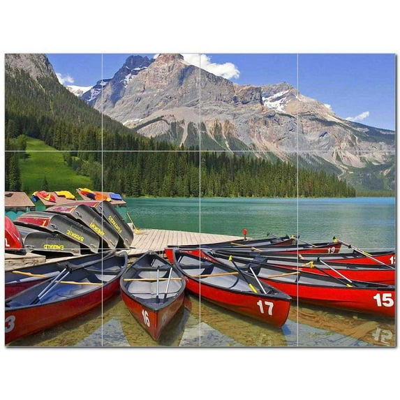 Boat Ship Ceramic Tile Mural Kitchen Backsplash Bathroom Shower 404218-L43