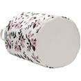 thumbnail image 4 of Sea Team 19.7 x 15.7 Inches Large Sized Folding Cylindric Canvas Fabric Laundry Hamper Storage Basket with Floral Pattern, Pink & Black, 4 of 7