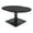 Asian Night w/Black Base, variant on Small Racetrack Shaped Coffee Table With Square Metal Base 34X45