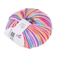 thumbnail image 3 of Ccdes Acrylic Yarn Medium Thickness Gradient Multi Color Durable Acrylic Fadeless Breathable Crochet Yarn For Sweater Hat Doll,Knitting Yarn,Crochet Thread, 3 of 8