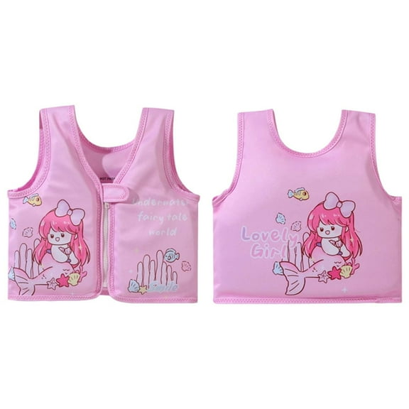 Toddler Life Jacket Adjustable Safety Strap Epe Foam Swimming Vest for Boys Girls Coast Guard Approved Life Vest Floaties Jackets Swimwear Buoyancy Jacket for Pool & Beach