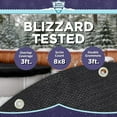 thumbnail image 3 of Buffalo Blizzard Economy Blue/Black Oval Swimming Pool Winter Cover, 16' x 24', 3 of 7