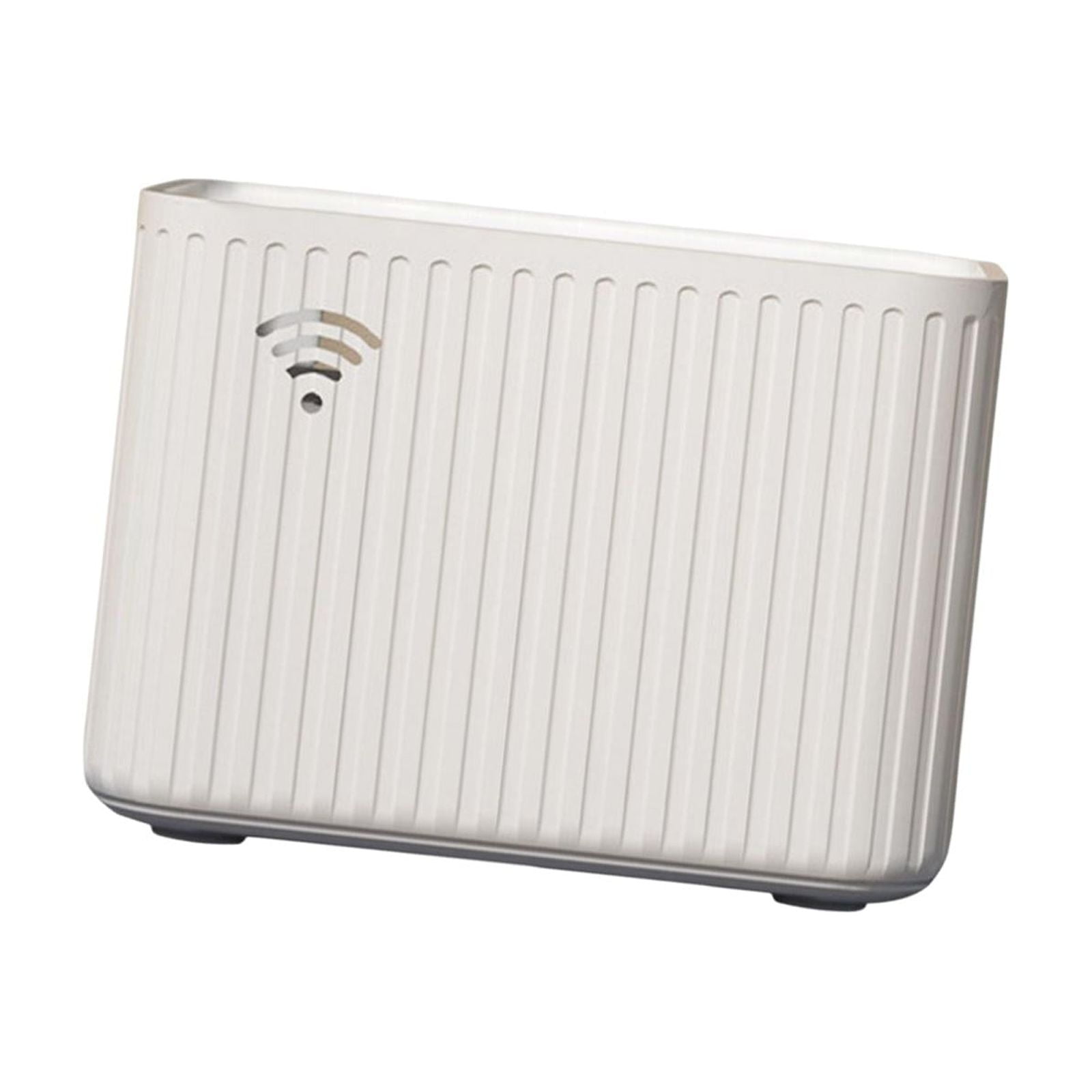 Wzmzjy Desk Router Storage Case Conceal Power Strips Data Line Storage Cable Management White