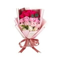 thumbnail image 3 of Vaidha Soap Flower Bouquet 18Pcs Roses Carnations Gift Spring Decoration Mother's Day Tulips Kitchens Offices Weddings Flower Bouquets Flower Arrangements, 3 of 5