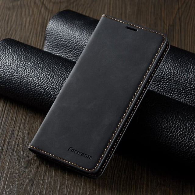 Funda de cuero con tapa para Samsung A52, A53, A50, A73, A21S, S22, S21, S20 FE, S10, S9, S8 Plus, Ultra, A72, A51, A32, A12, A70, A40, bolsas de teléfono Fivean unisex