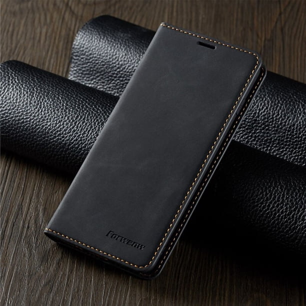 Funda de cuero con tapa para Samsung A52, A53, A50, A73, A21S, S22, S21, S20 FE, S10, S9, S8 Plus, Ultra, A72, A51, A32, A12, A70, A40, bolsas de teléfono QYM unisex