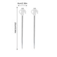 thumbnail image 3 of Reayehane Screw In Tent Stakes Ground Screw 2024 New Screw In Tent Stakes Heavy Duty Metal Threaded Tent Tent Camping Stakes Tent Stakes For Outdoor Camping (White ), 3 of 5