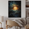 thumbnail image 2 of Designart "Interstellar Eye in the Galaxy III" Galaxies Print on Natural Pine Wood, 2 of 5