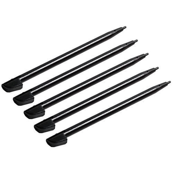 Stylus Replacement For Nintendo Wii U Large Gamepad Controller/remote 5 Pack Black