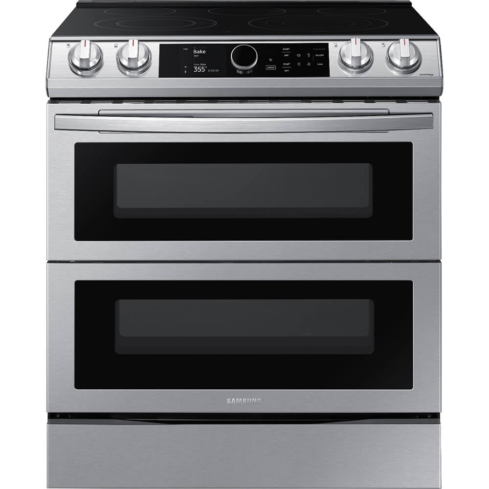 Samsung NE63T8951SS 6.3 Cu. Ft. Stainless Dual Door SlideIn Induction