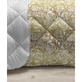 thumbnail image 3 of Giraffe Down Alternative Comforter, Repeating Illustration of Long Neck Spots, Microfiber Quilt for All Season, 5 Sizes, Pale Tan Multicolor, by Ambesonne, 3 of 3