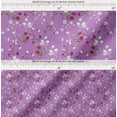 thumbnail image 2 of Soimoi Cotton Voile Fabric Leaves,Floral & Berries Fruits Printed Fabric 1 Yard 56 Inch Wide, 2 of 7