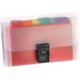 thumbnail image 4 of 4 Pack Mini Document File A6 7.1 X 4.45 X 1.1 Inch Rainbow Expanding Folder 13 Pocket File Organizer, 4 of 5