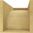 thumbnail image 4 of 11"W x 22"D x 11"H Wide Stockport Rough Cedar Woodgrain TimberThane Corbel, Primed Tan, 4 of 6