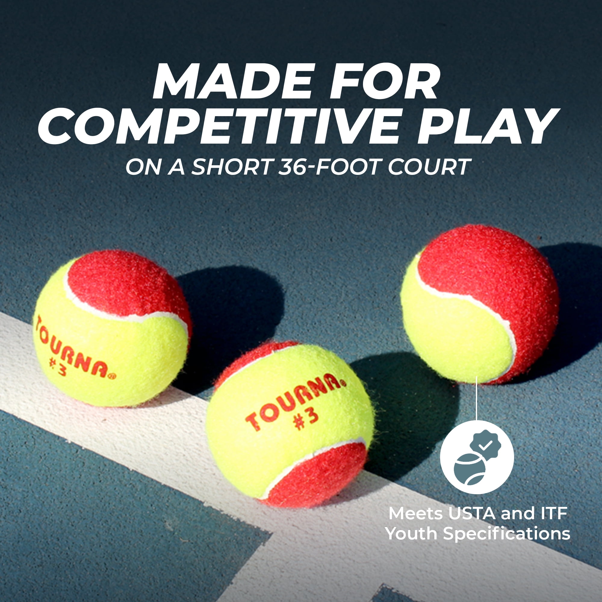 Tourna Kids #3 Red Balls 18 ct Bag