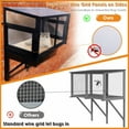 thumbnail image 5 of Cat Window Box Window Perch Catio Outdoor Cat Enclosure Bug Proof Wire Grid, 5 of 8