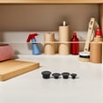 thumbnail image 4 of OHOIOLLA 200Ud Tapones De Plástico Para Orificios De Tornillos En Muebles Negro Con Ajuste, 4 of 8
