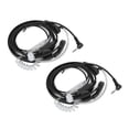 thumbnail image 2 of Auriculares de 2,5 mm para walkie-talkie con micrófono de vibración de garganta para Motorola CB TLKR T80 T60 T5 T7 T5410 T5428 FR50 446, 2 of 14