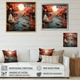 thumbnail image 4 of Designart "Of Adventure Port Port wall art I" Port Landscape Floater Framed Canvas Art Print, 4 of 7