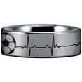 thumbnail image 5 of Tungsten Soccer Lifeline Ring, 5 of 6