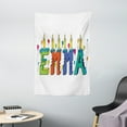 thumbnail image 1 of Emma Tapestry, Popular Female First Name Design with Many Colors Candles and Balloons Birthday Theme, Wall Hanging for Bedroom Living Room Dorm Decor, 40W X 60L Inches, Multicolor, by Ambesonne, 1 of 2