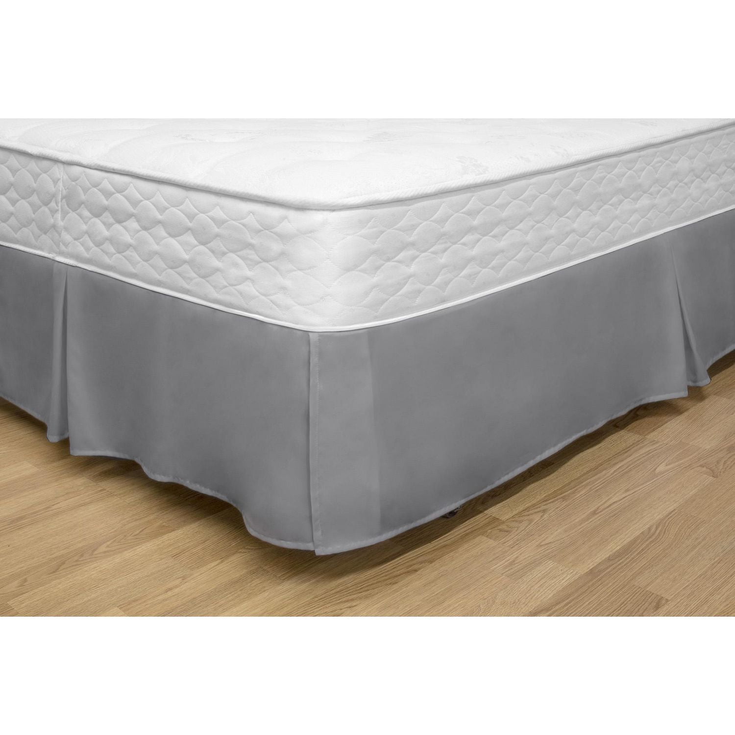 Safdie & Co. Bedskirt Woven Microfiber T Grey