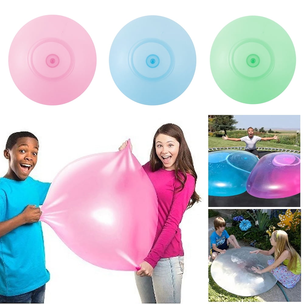 BubbleSuper Soft Wubble  Ball Firm Ball Stretch Sports Kids Play Toy Transparent