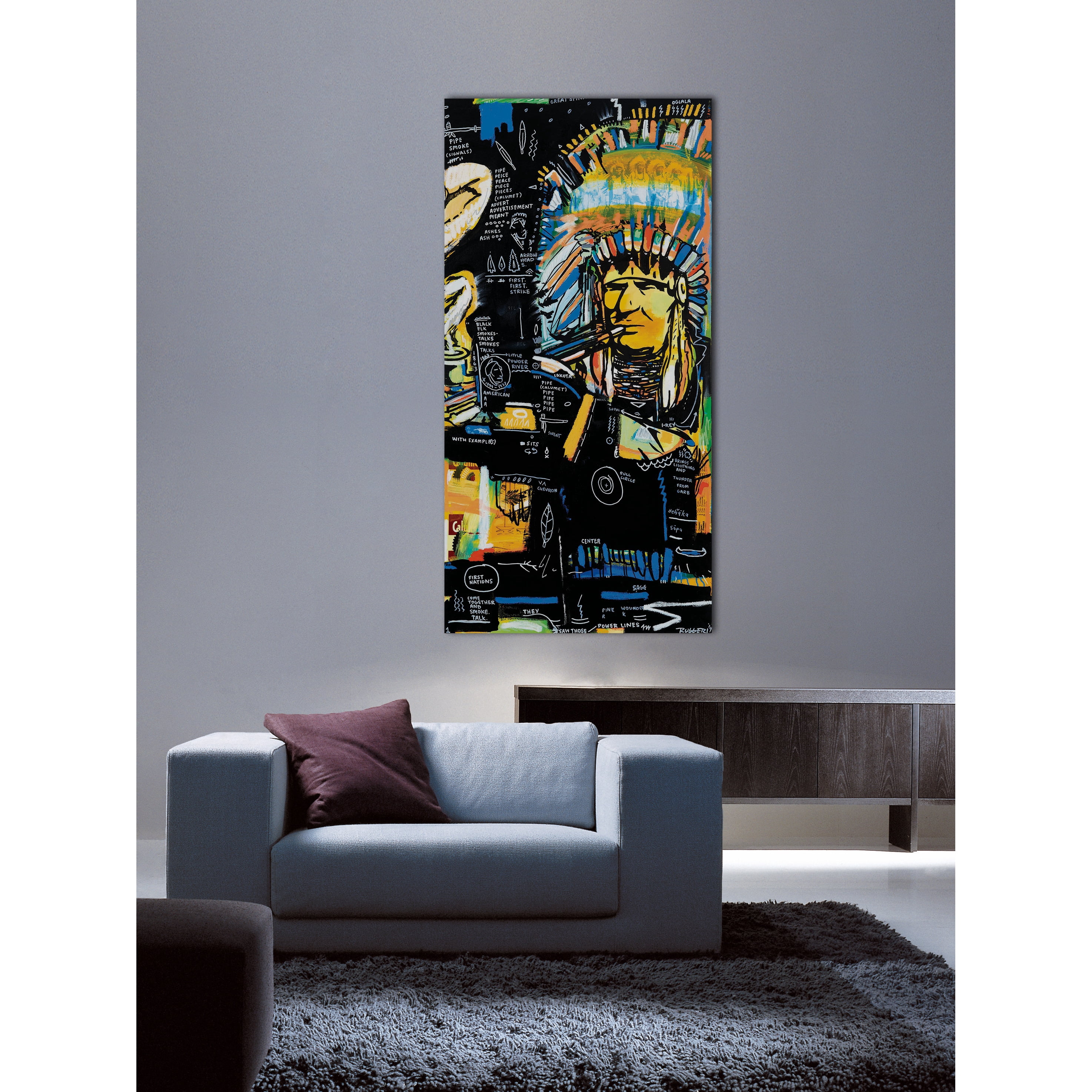 Marmont Hill Inc Marmont Hill 'Calumet 2' Canvas Art - Multi-color
