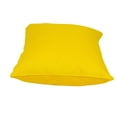 thumbnail image 3 of 12" X 18" Yellow Cotton Lumbar Throw Pillow, 3 of 6