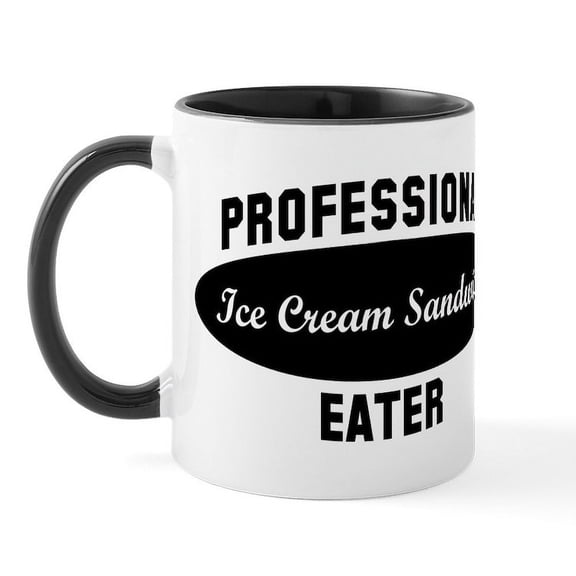 CafePress - Pro Ice Cream Sandwich Eater Mug - 11 oz Ceramic Mug - Novelty Coffee Tea Cup