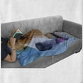 thumbnail image 6 of Beagle Soft Flannel Fleece Blanket, Polygonal Blurred Friendly Creature Curious Look Low Poly Effect Pattern, Cozy Plush for Indoor and Outdoor Use, 60" x 80", Pale Brown and Violet, by Ambesonne, 6 of 6