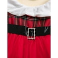 thumbnail image 6 of Toddler Baby Girls Christmas Dress Set Tulle Fur Trim Long Sleeve Tutu Dress Fall Winter Princess Dress with Headband, 6 of 8