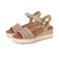 thumbnail image 1 of Sandalia Diana para Mujer TOMS Cuña Metálica Champán 7 cm, 1 of 7