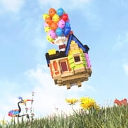 HI-Reeke House Building Block Set Creative Tensegrity Sculptures Balloon Up House Kit Toy Multi Color
