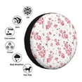 thumbnail image 5 of Rv Spare Tire Cover 15 inch - Pink berry blossom Floral elegance Tire Covers for Trailers, Adjustable Camper Spare Tire Cover, 5 of 7