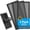 Black, variant on ouhos 3 Pack 7 x 13 Inch Magnetic Floor Vent Covers, Air Vent Screen Cover, Magnetic Floor Register Vent Covers, Magnetic PVC Vent Mesh for Home Wall Ceiling Floor Catches Debris(Black)